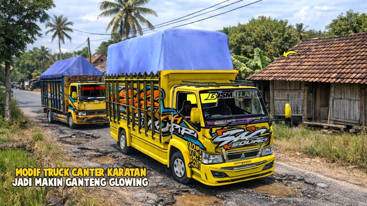 Rombak Truck Berkarat Jadi Kembali Glowing Seperti Baru😯ES Truck Simulator ID