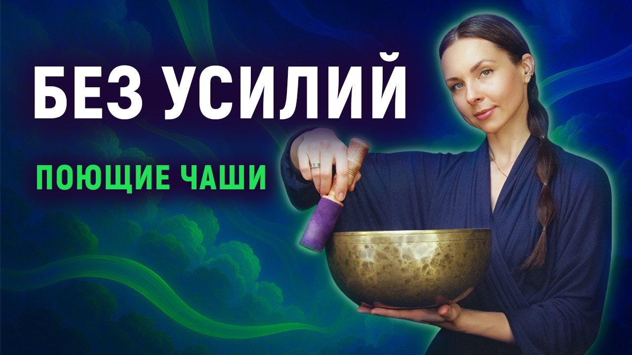 Пусть нервная система отдохнёт | Восстановление без усилий | Звуковая ванна с поющими чашами