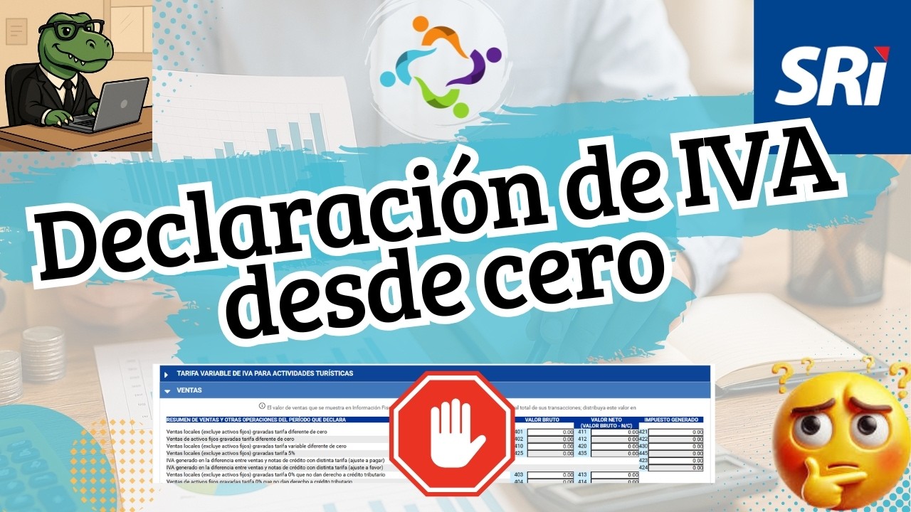 🤯Declaraci&oacute;n de IVA SRI Ecuador (2026)