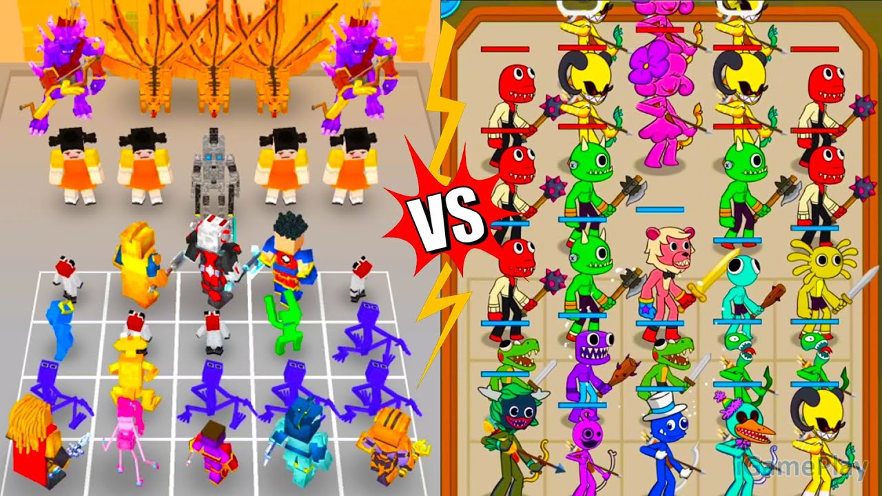 Merge monster Evolution Minecraft Mods Vs Merge Monster Friends ⭐ Merge Simulator Battles