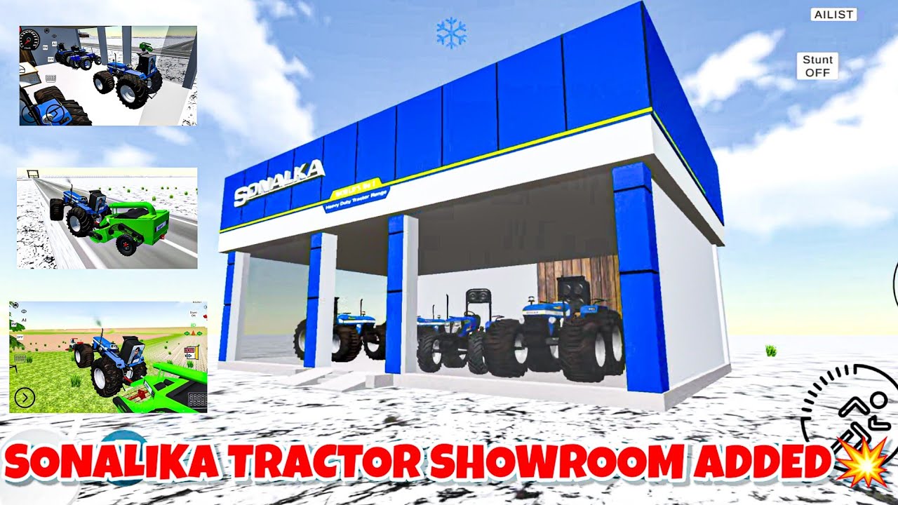How to use this Sonalika Tractor in Indian Desi Simulator 3d💥|Indian tractor game#tractorgame