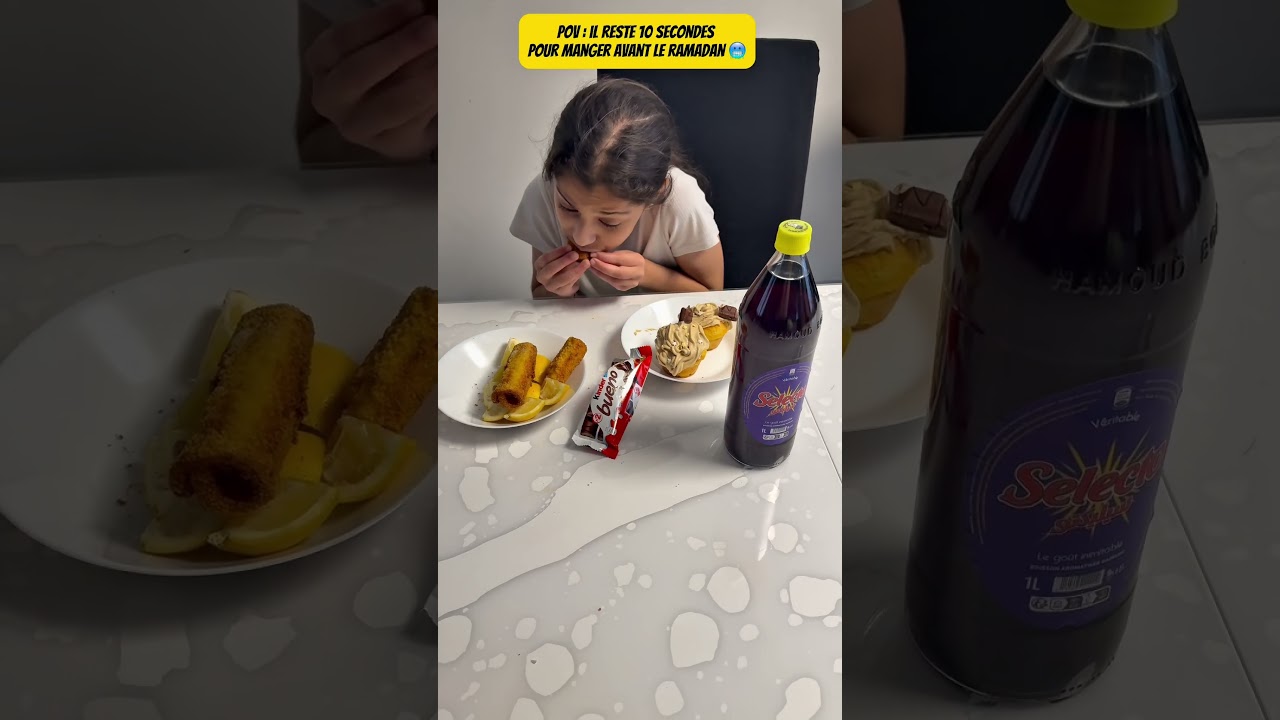 POV : il reste 10 secondes pour manger avant le ramadan 🥶 #humour #24heures #ramadan #diner ￼