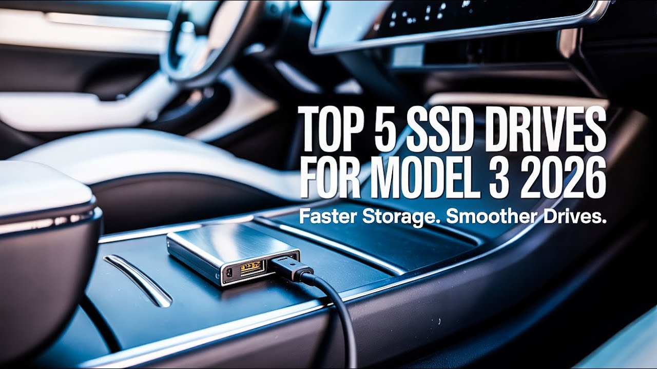 Top 5 Best SSD Drive For Tesla Model 3 2026!