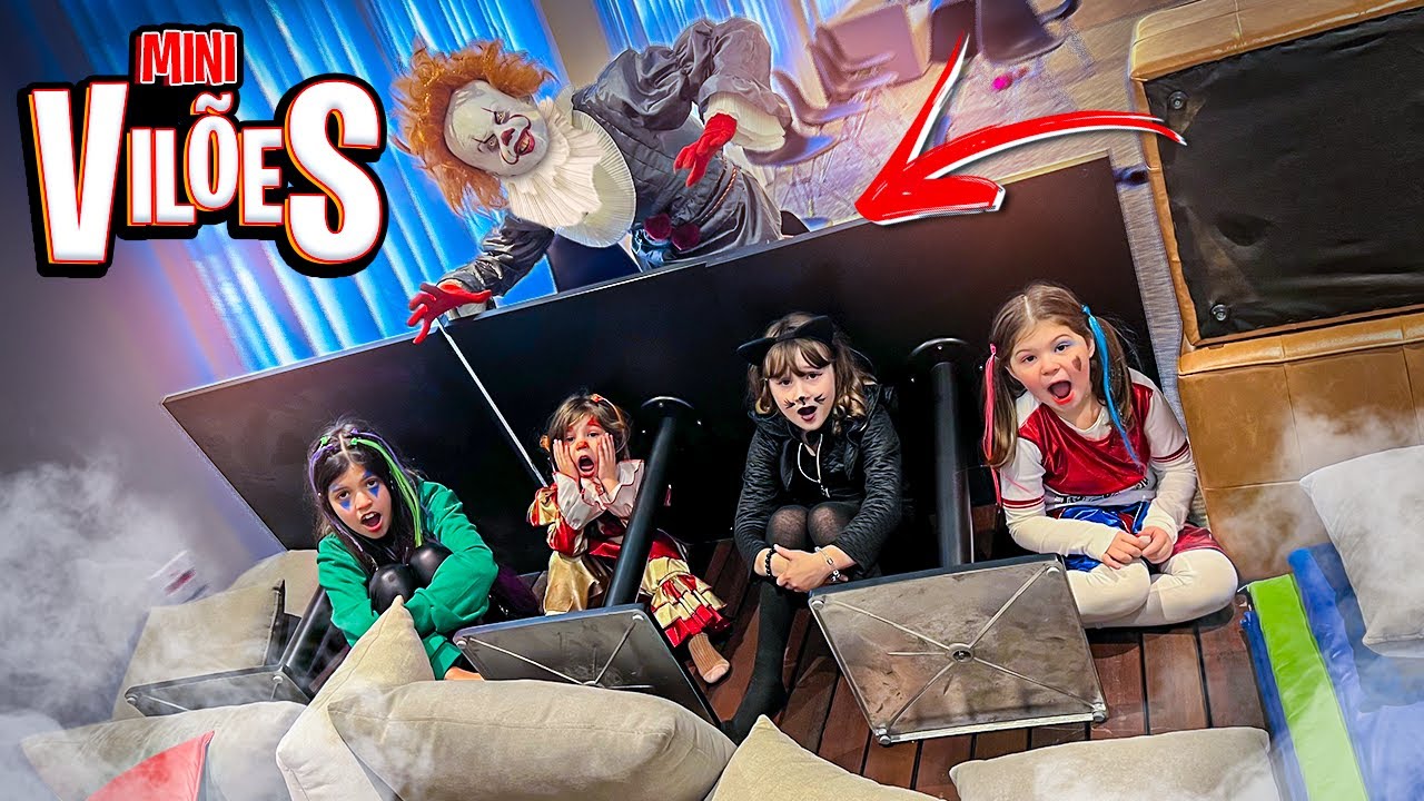 O IT A COISA INVADIU A CASA DE TODOS OS FILHOS DE TODOS OS SUPER VILÕES !!! MINI VILÕES EM PERIGO!