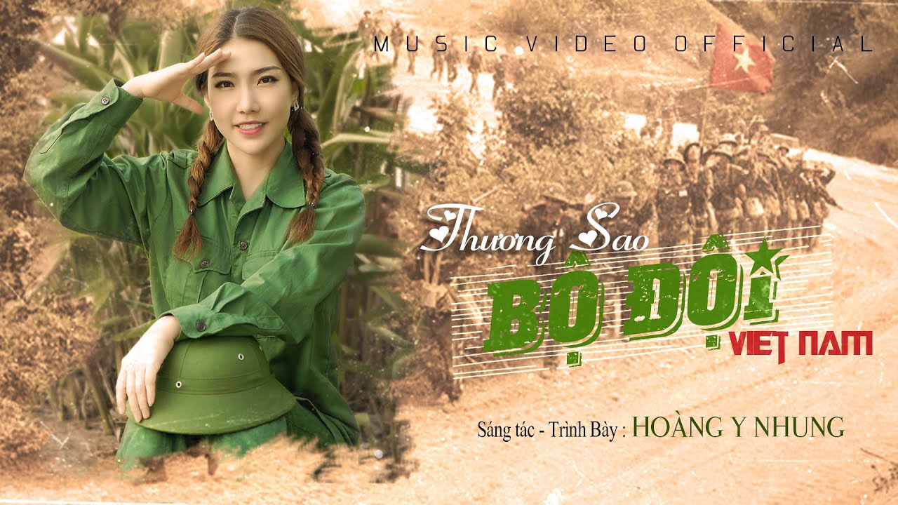 THƯƠNG SAO BỘ ĐỘI VIỆT NAM - KARAOKEƯƠNG SAO BỘ ĐỘI VIỆT NAM - KARAOKE | HOÀNG Y NHUNG OFFICIAL