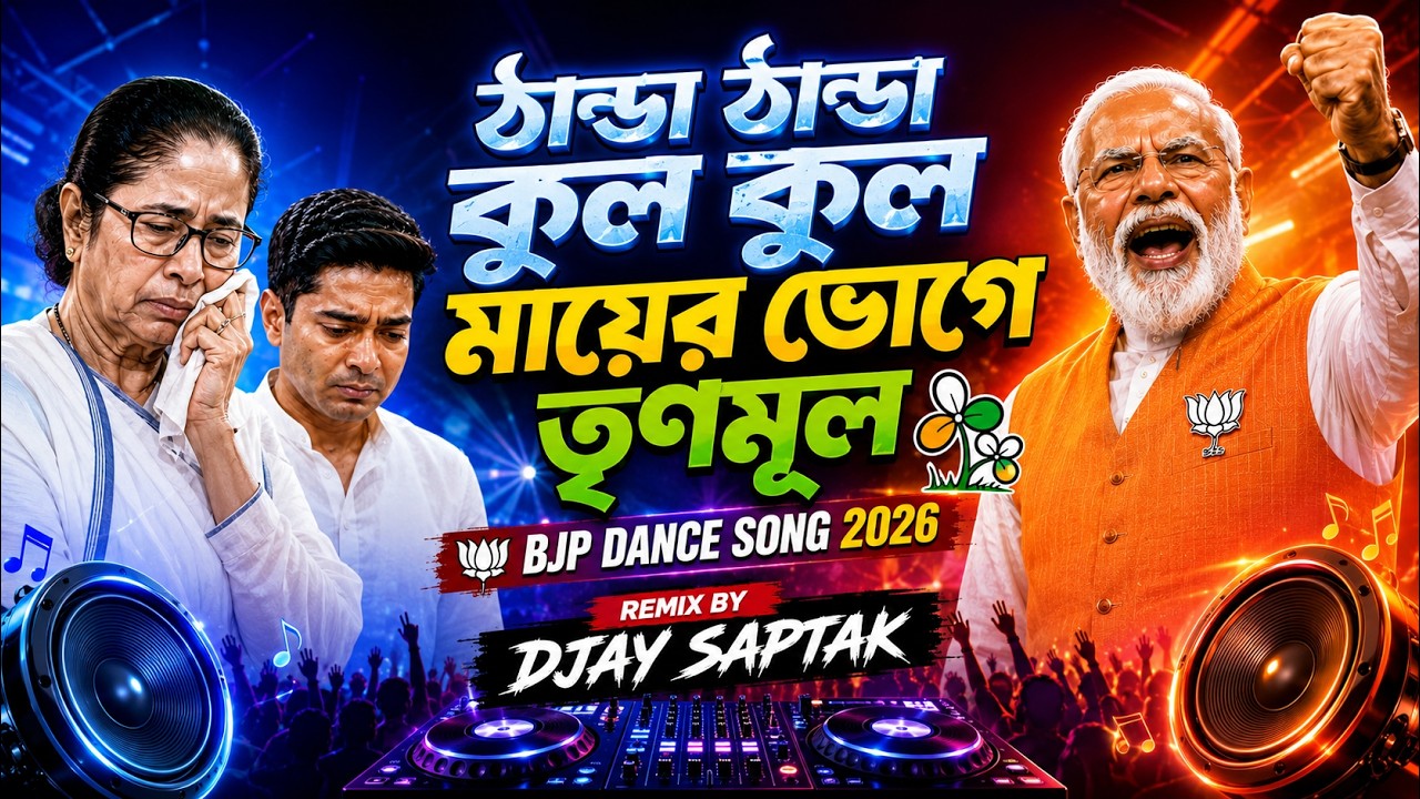 ঠান্ডা ঠান্ডা কুল কুল মায়ের ভোগে তৃণমূল | BJP Dance Song 2026 | DJay Saptak