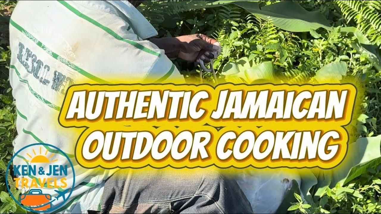 How to prepare a goat for dinner in Jamaica part 2 authentic Jamaican outdoor cooking