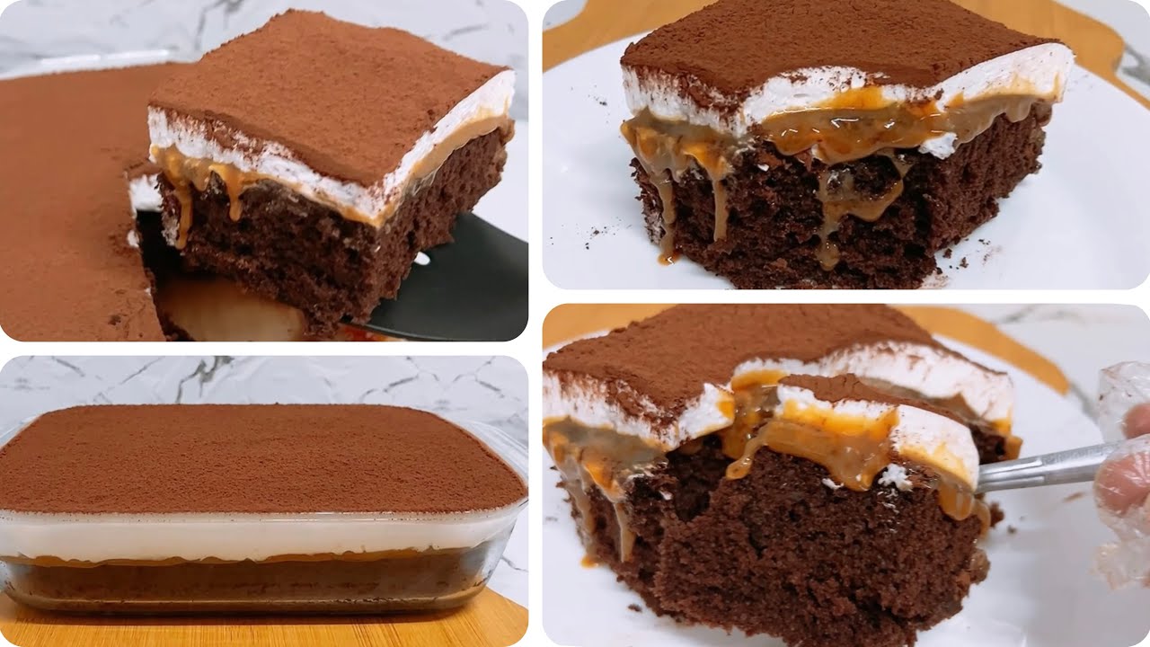 دولتشي كيك احلى كيكة في 2025😍كل قطمة تاخد القلب😍 Dulce cake recipe 😍