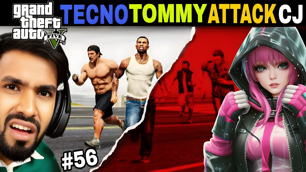 Techno Gamerz против Томми Версетти 😈 | Конец команды CJ | GTA 5
