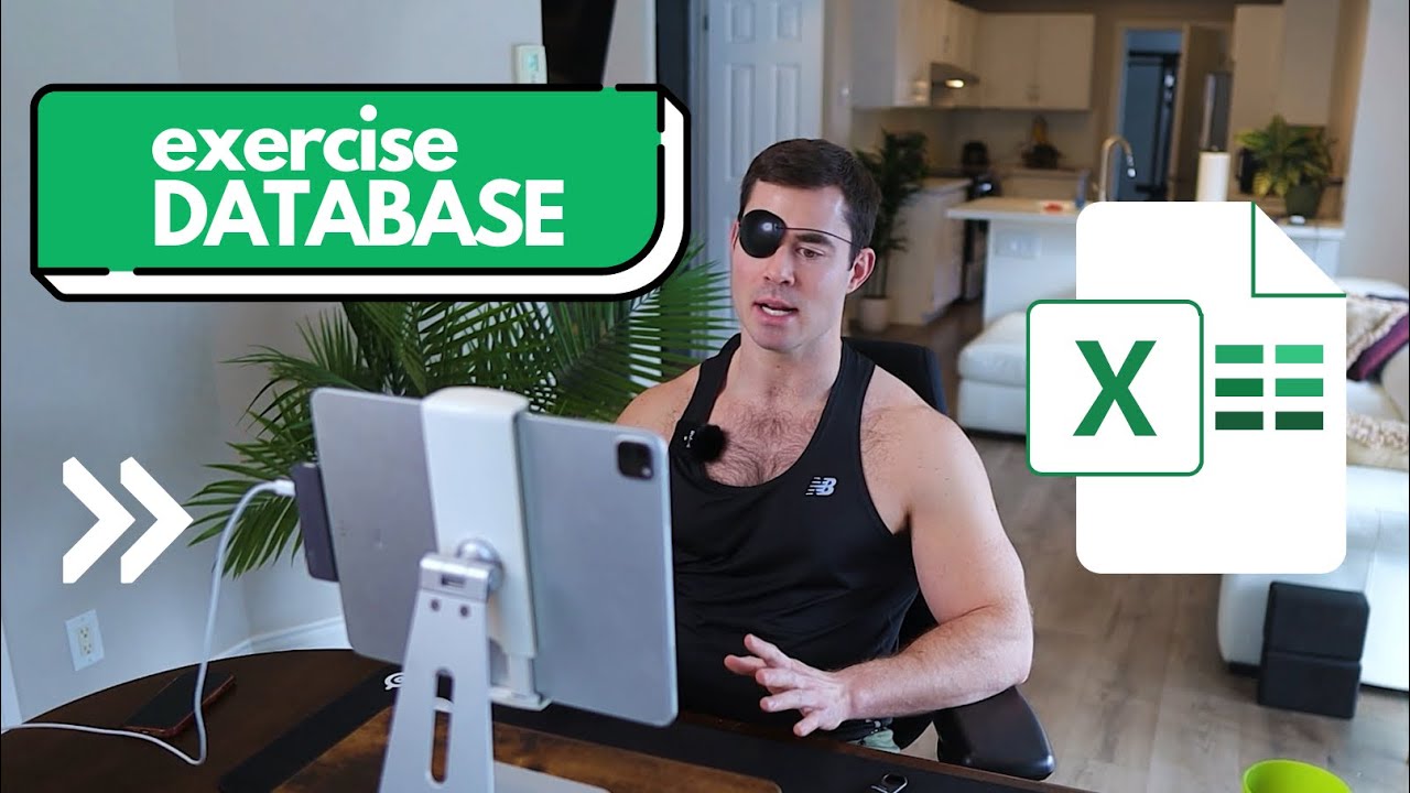 Functional Fitness Exercise Database Tutorial and Download | MS Excel
