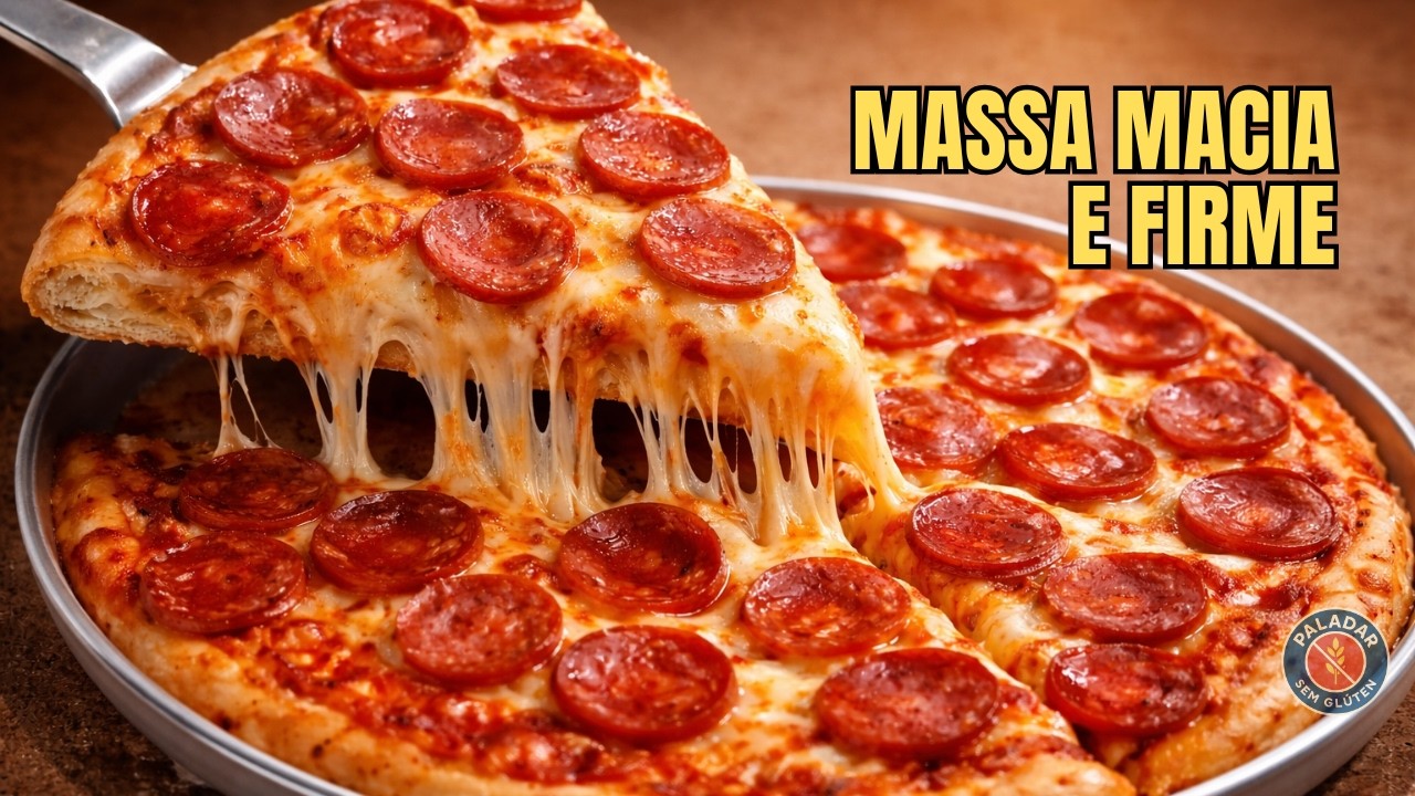 A melhor e mais fofinha massa para Pizza Sem Glúten 