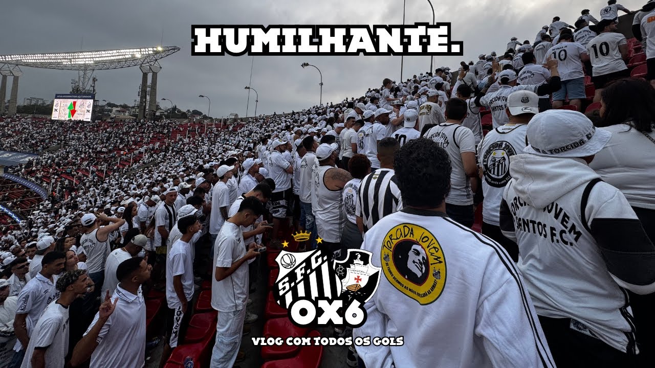 VASCO HUMILHA O SANTOS NO MORUMBI LOTADO | SANTOS 0x6 VASCO