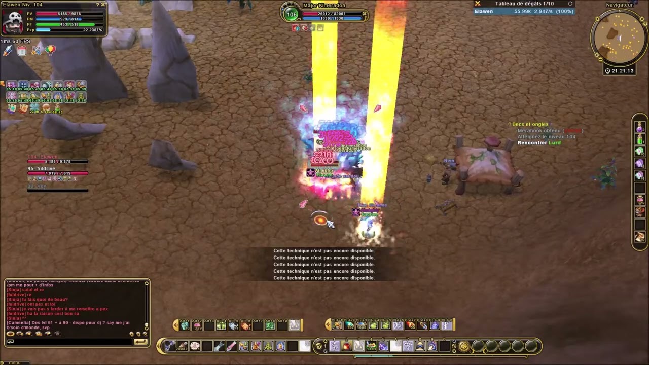 Flyff - PoV Ranger Aoe 100+ Desolation Desert