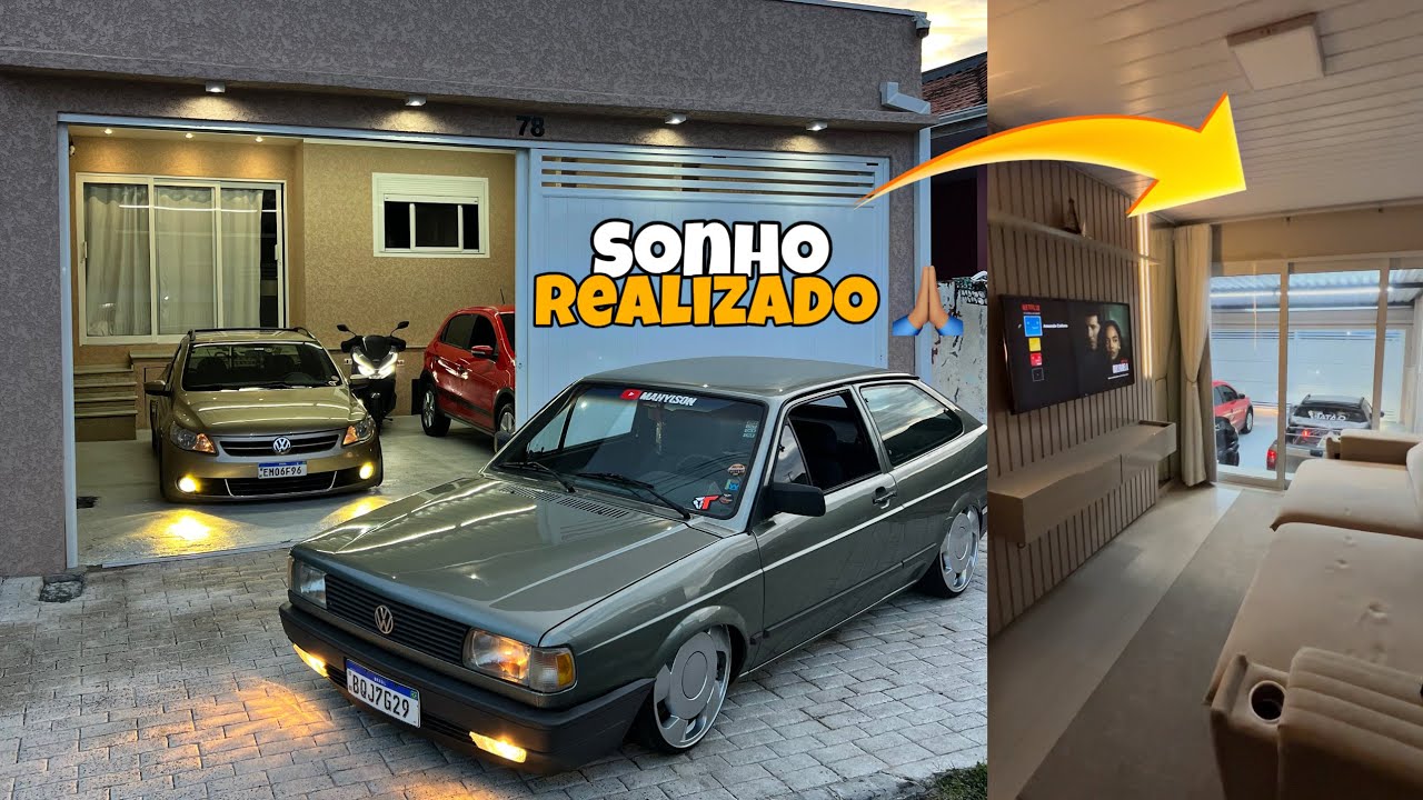NOVA CONQUISTA - A GARAGEM DOS MEUS SONHOS  😍🙏🏽 