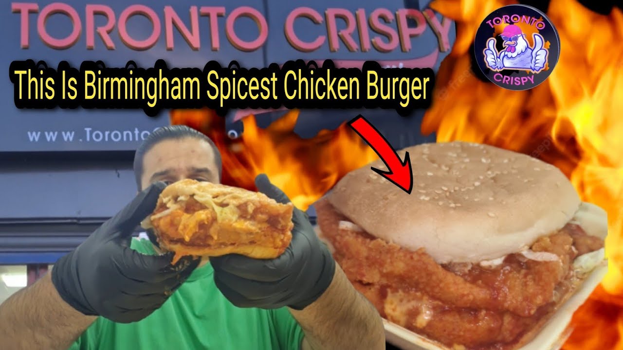 Toronto Crispys Spicest Chicken Burger In Birmingham | Stratford Road Birmingham | DanishVlogsster