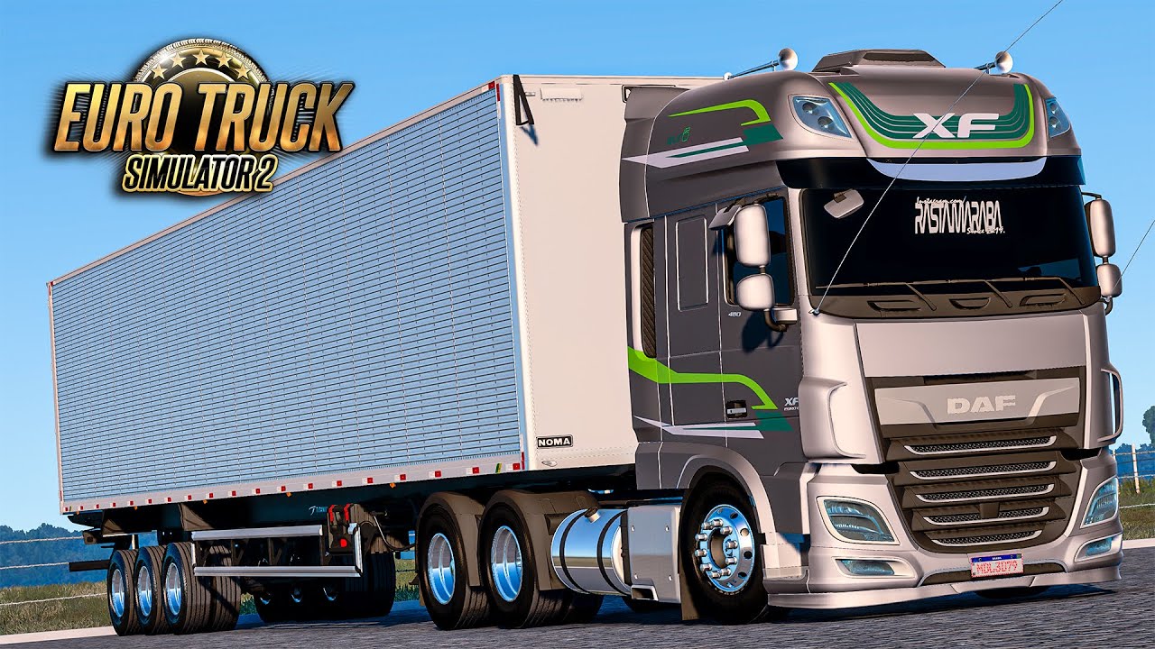 DAF XF 480 no Baú - Euro Truck 2 Mods 1.53