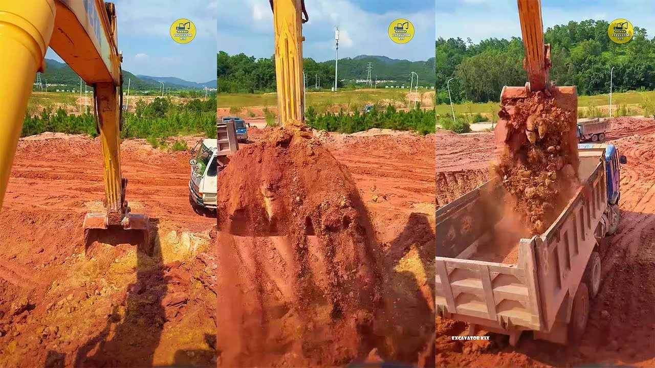 How To Excavators Load Soil Onto Trucks Professionally P1497