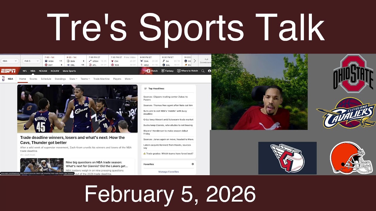 Tre's Sports Talk - February 5, 2026