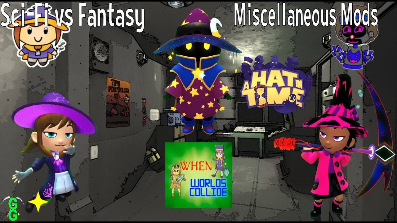 Q.O.L. MODS!!! (Sci-fi vs Fantasy Jam)| A Hat in Time Mods