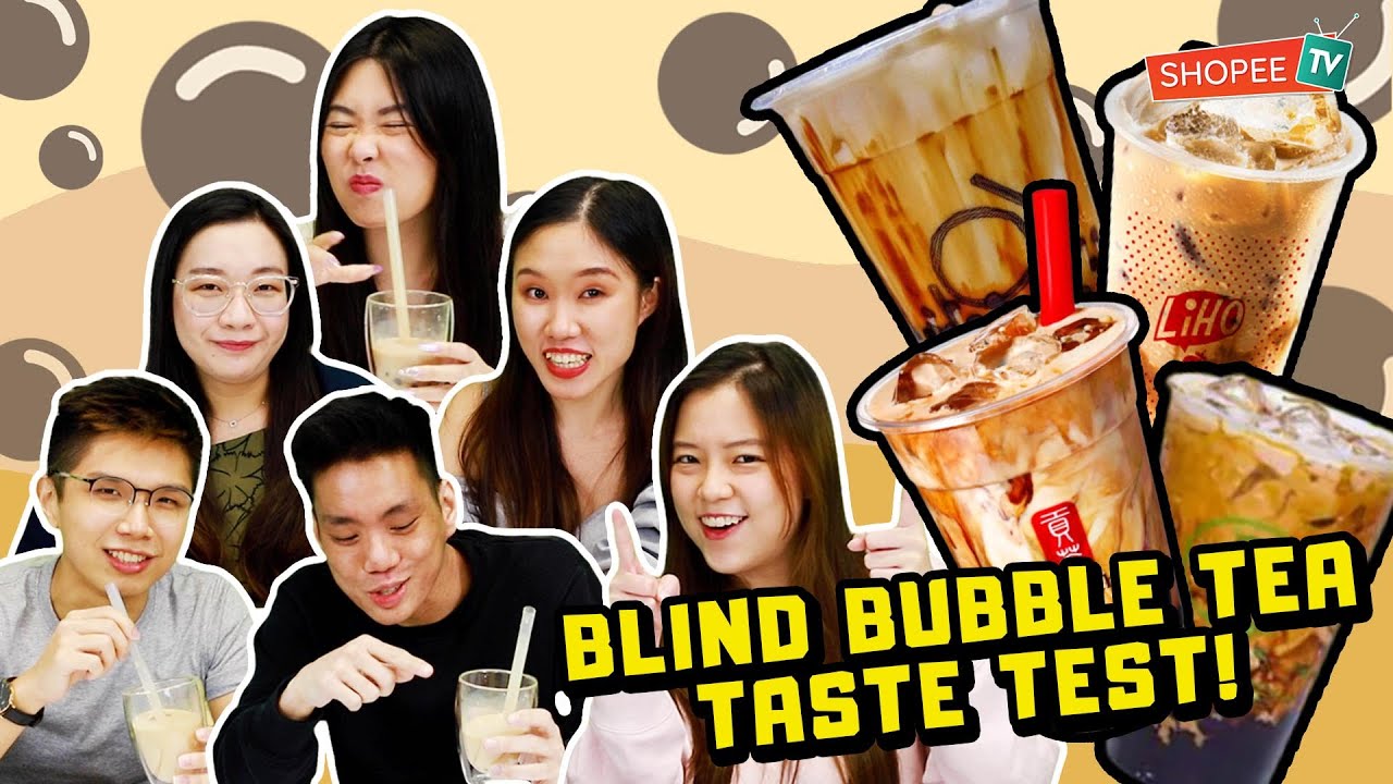 Bubble Tea Mega Blind Taste Test feat Koi, Gongcha, R&B, Liho | ShopeeTV