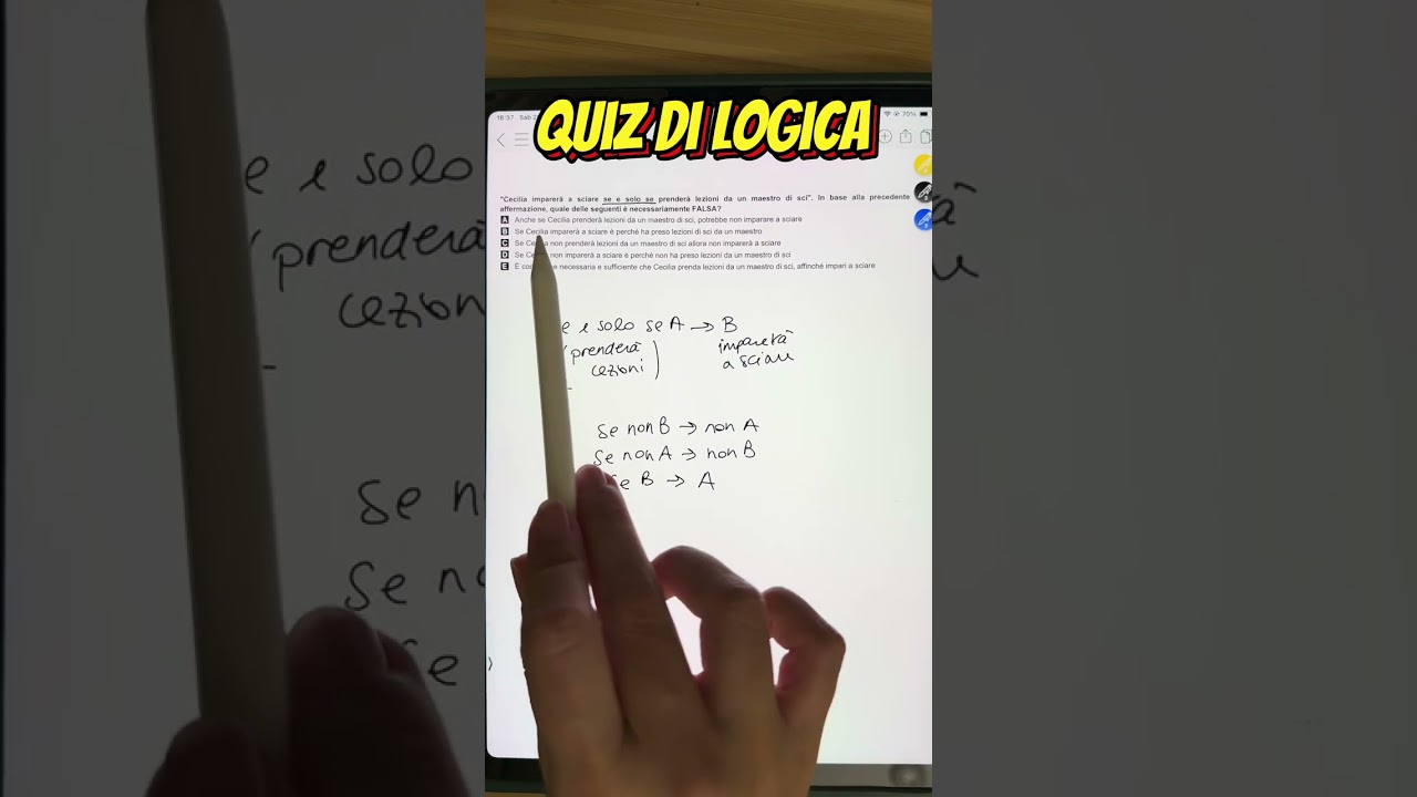 Condizione necessaria e sufficiente per imparare a sciare 🤓 