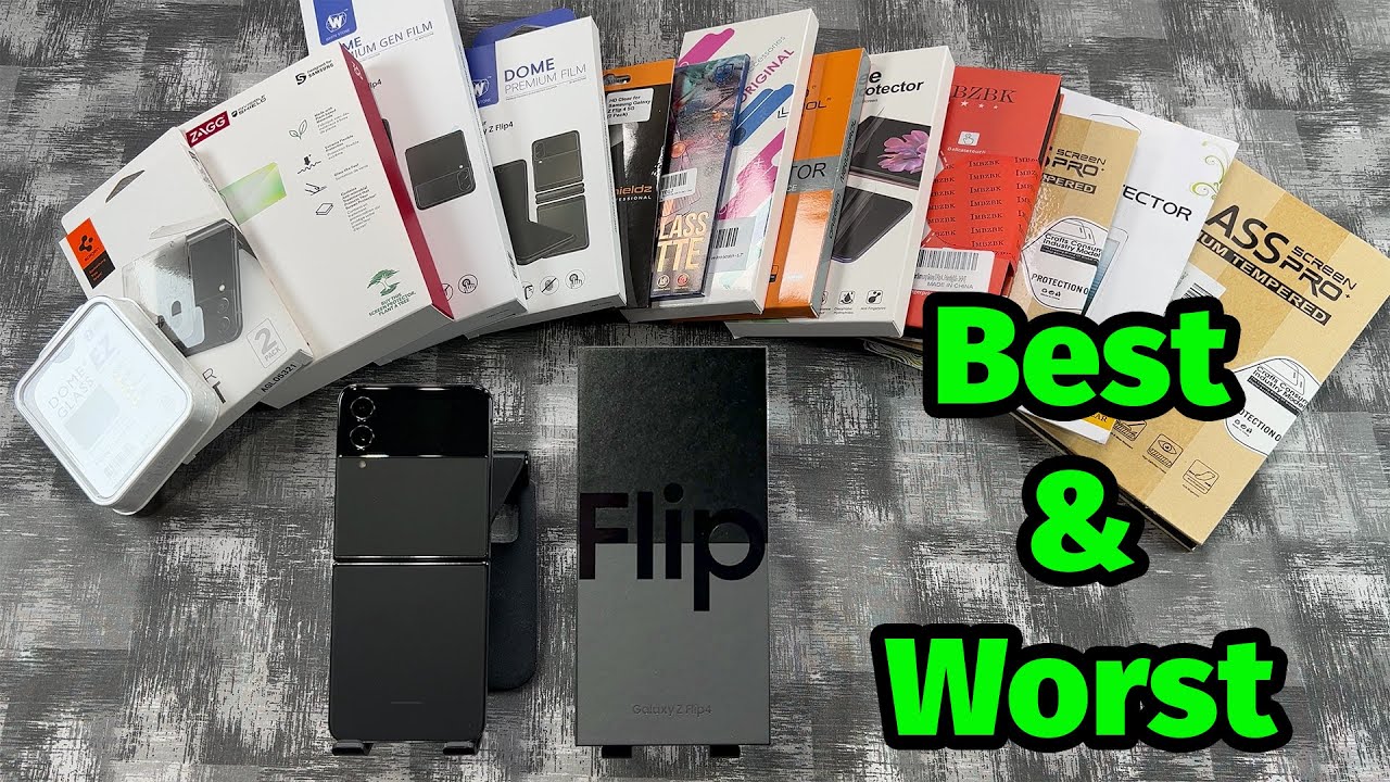 Лучшие и худшие защитные пленки для Samsung Galaxy Z Flip 4