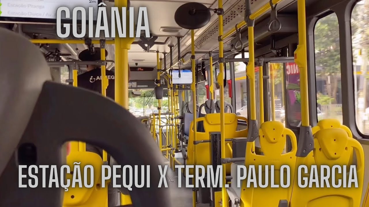 Ônibus no Corredor BRT Norte–Sul 🚍 | Estação Pequi x Terminal Paulo Garcia (Goiânia/GO) #685