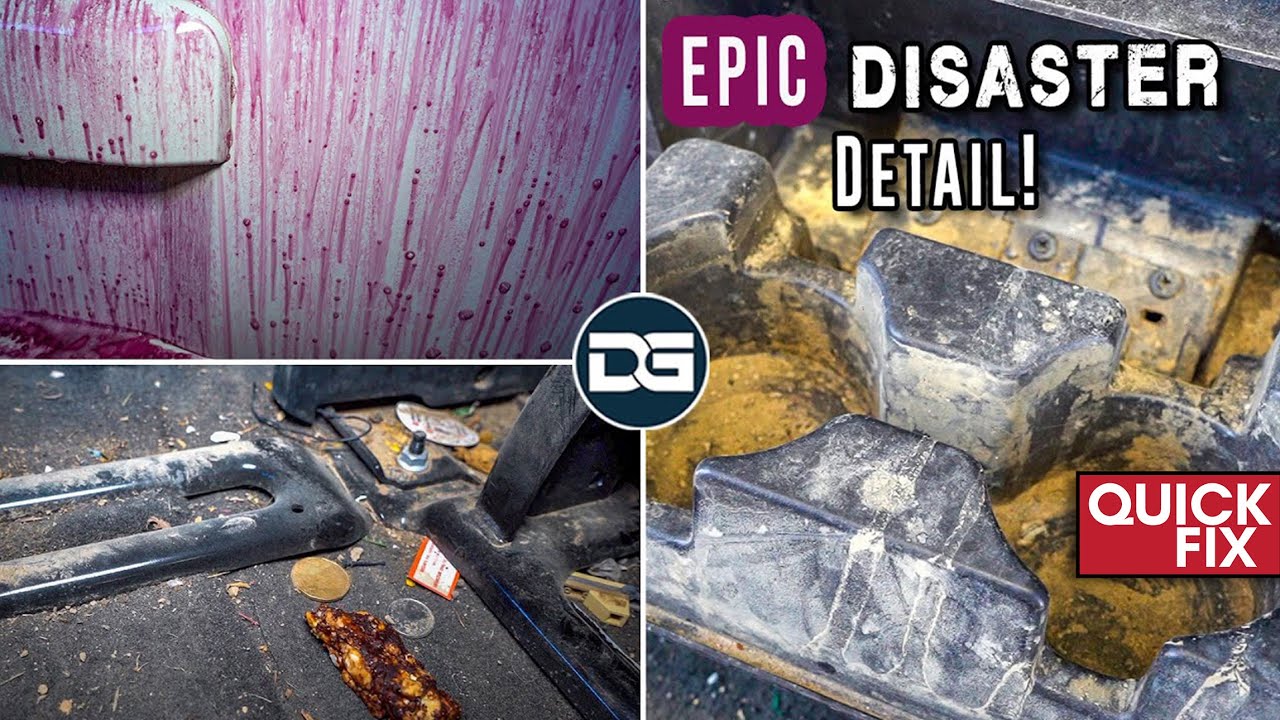 Deep Cleaning a DISASTER Salvaged Yukon! | Quick Fix