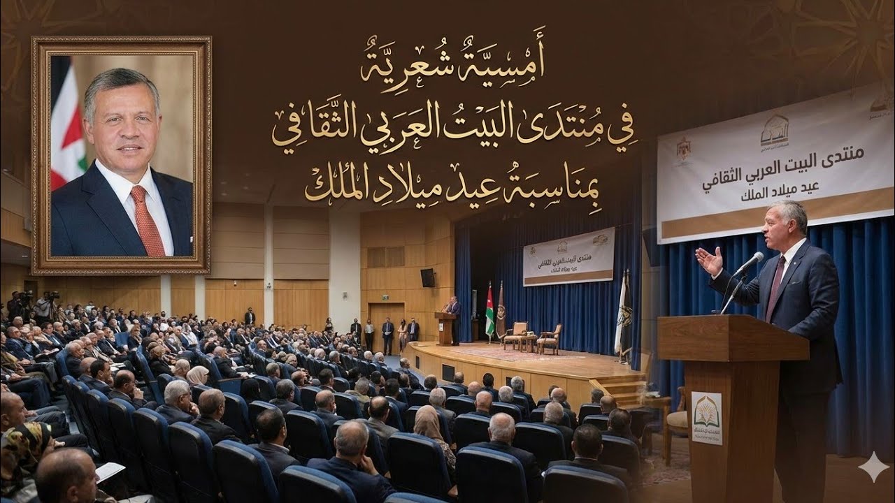 منتدى البيت العربي الثقافي يحتفي بعيد ميلاد جلالة الملك بأمسية شعرية وطنية