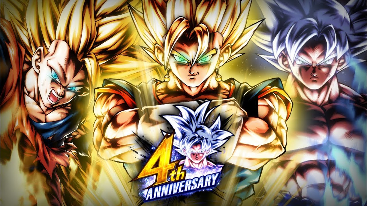 (Dragon Ball LEGENDS) THE 4TH ANNIVERSARY HEADLINING UNITS SQUAD!