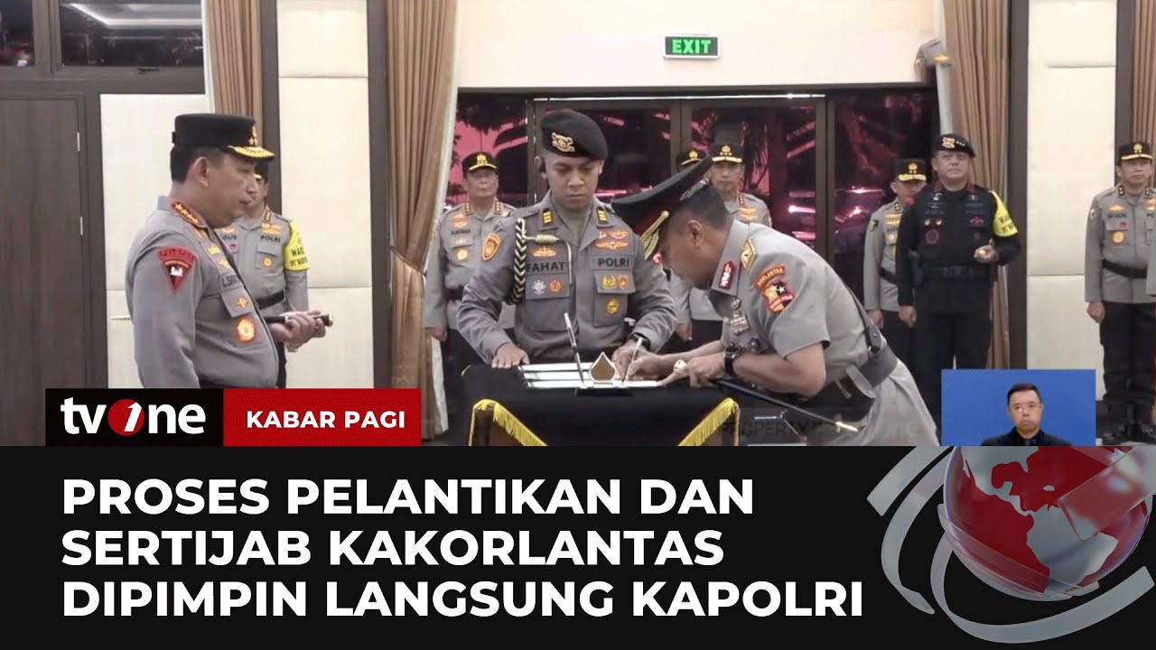 Kapolri Lantik Kakorlantas dan Pimpin Sertijab Kadensus-5 Kapolda | Kabar Pagi tvOne