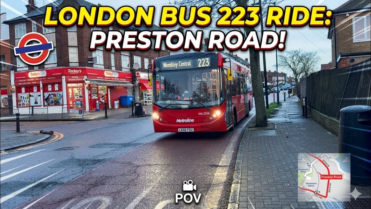 Short Journey on London Bus Route 223: South Kenton Station to Preston Road (Enviro 200 MMC 🍅)