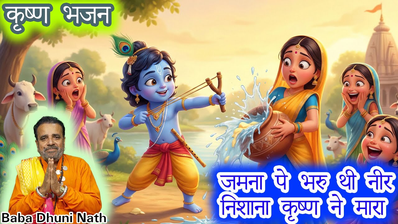 जमना पे भरु थी नीर निशाना कृष्ण ने मारा | Baba Dhuni Nath | Sant Cassette