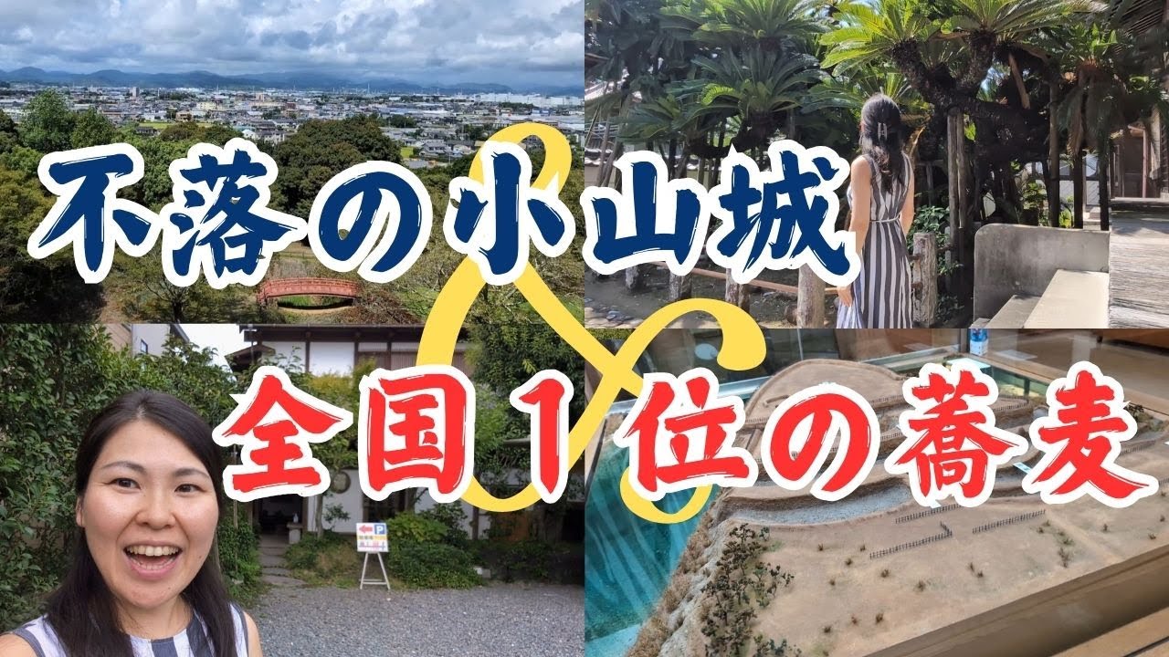 【静岡歴史&グルメ】日本唯一の三重堀 小山城巡り&食べログ1位のそばレビュー！