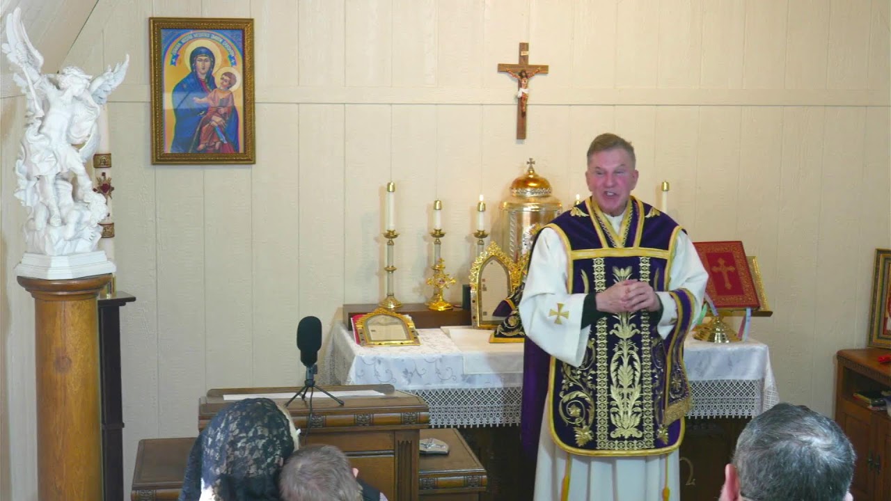 Fr. Altman Celebrating Holy Mass:  2-15-26 Quadrogesima