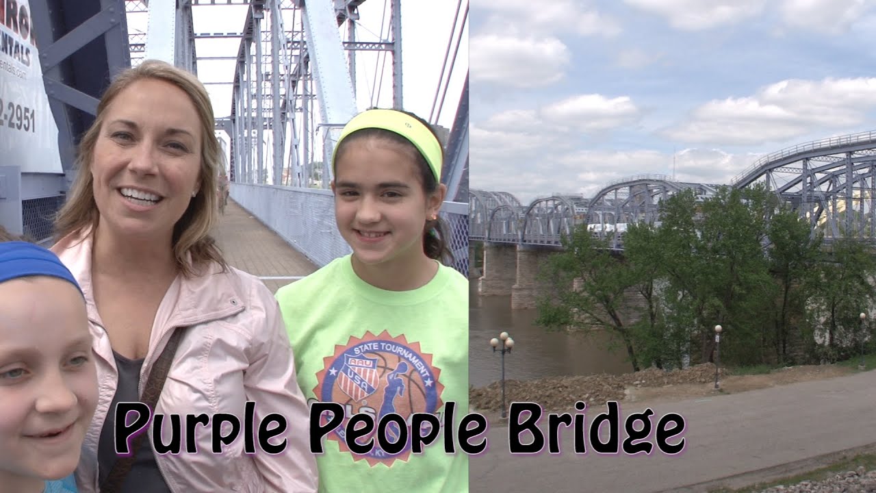 Purple People Bridge Newport KY and Cincinnati Ohio