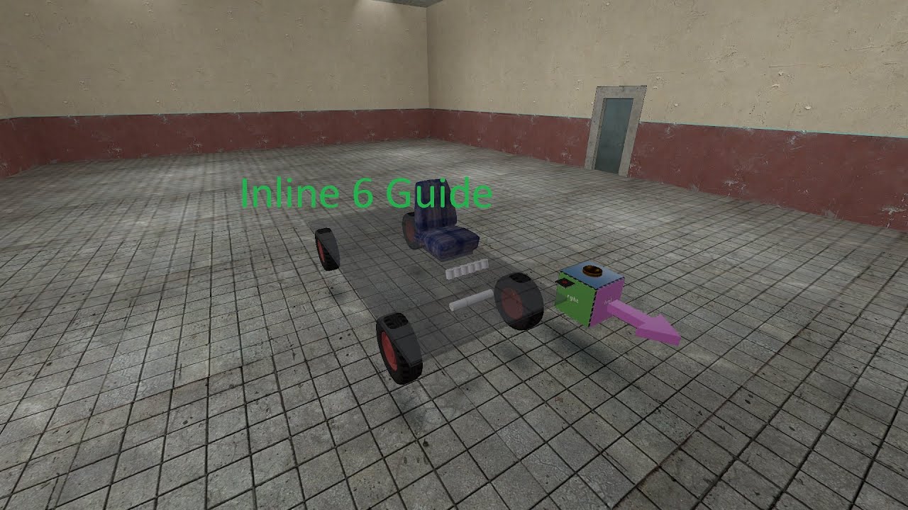 Gmod Туториал по созданию Inline 6 двигателя/prop engine guide