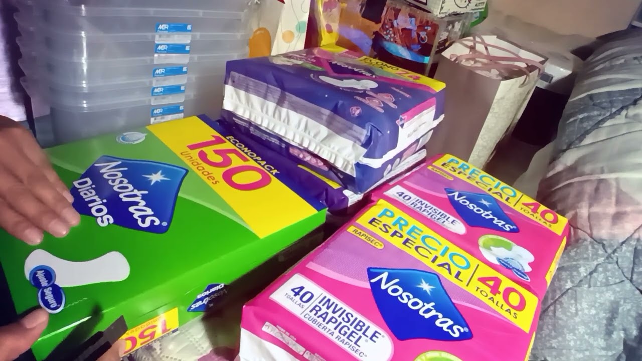 💖Algunas compritas femeninas😉 cuando vienes Andrés el que nos visita cada mes🤭