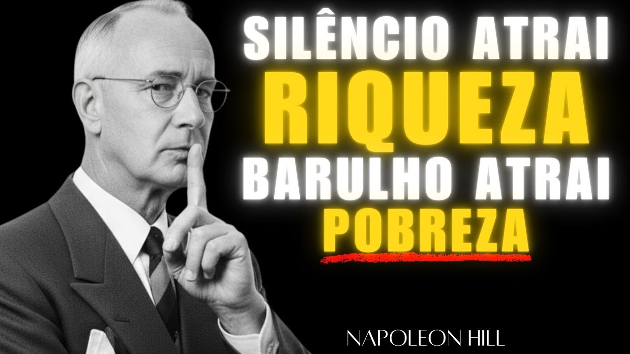 SILÊNCIO atrai RIQUEZA, BARULHO atrai MISÉRIA — Napoleon Hill
