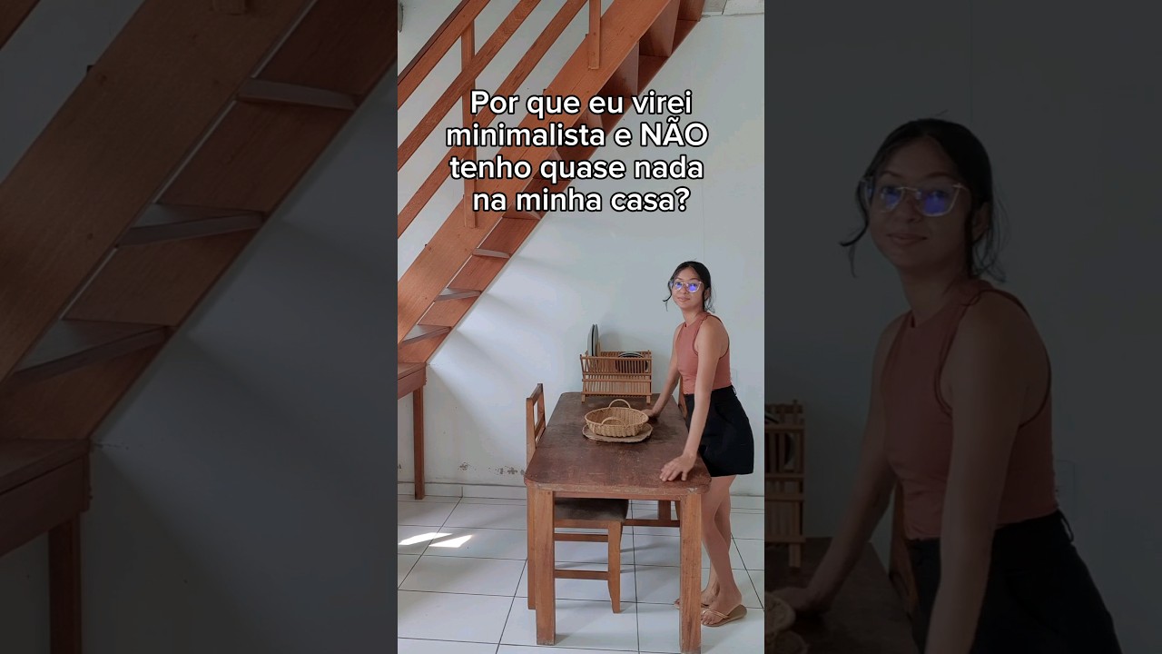 Tenho uma casa minimalista e sou grata a minha m&atilde;e por isso😅❤️#casa #minimalismo