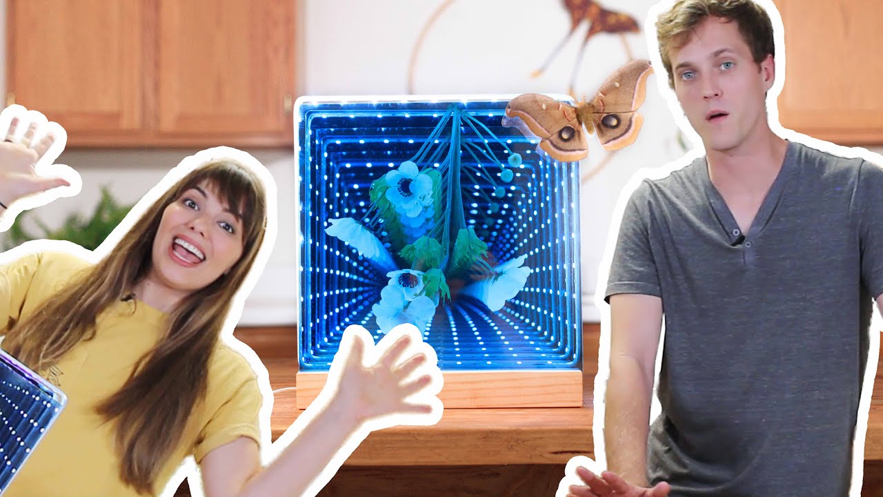 We Made an Infinity Mirror (and then stuck things between the mirrors)