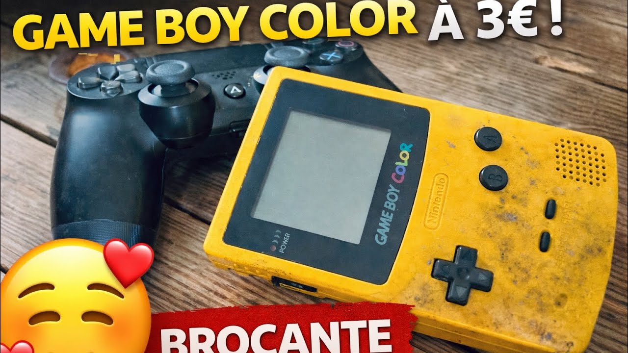 Trouvaille incroyable : une Game Boy Color à 3€ 🥰🥰