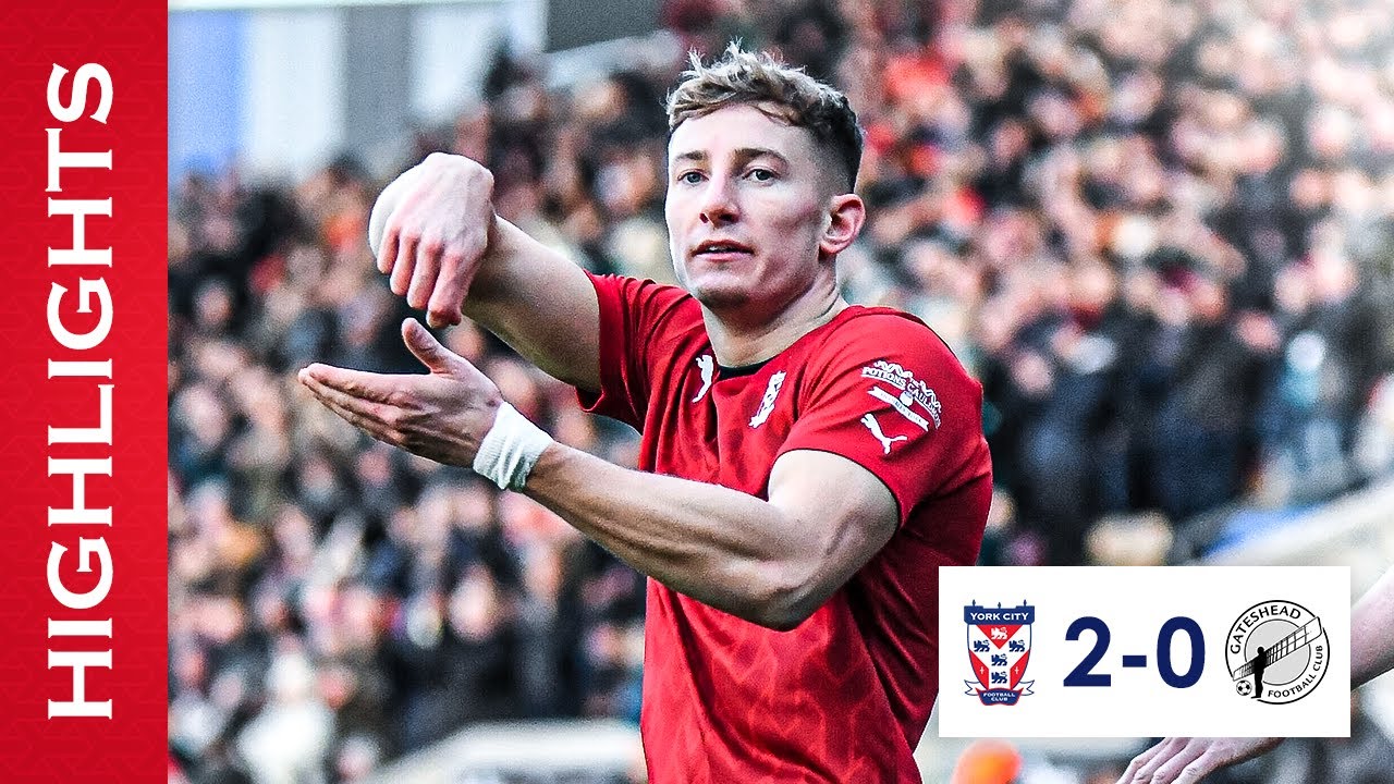 📺 Match Highlights | York City 2-0 Gateshead | 2023-24