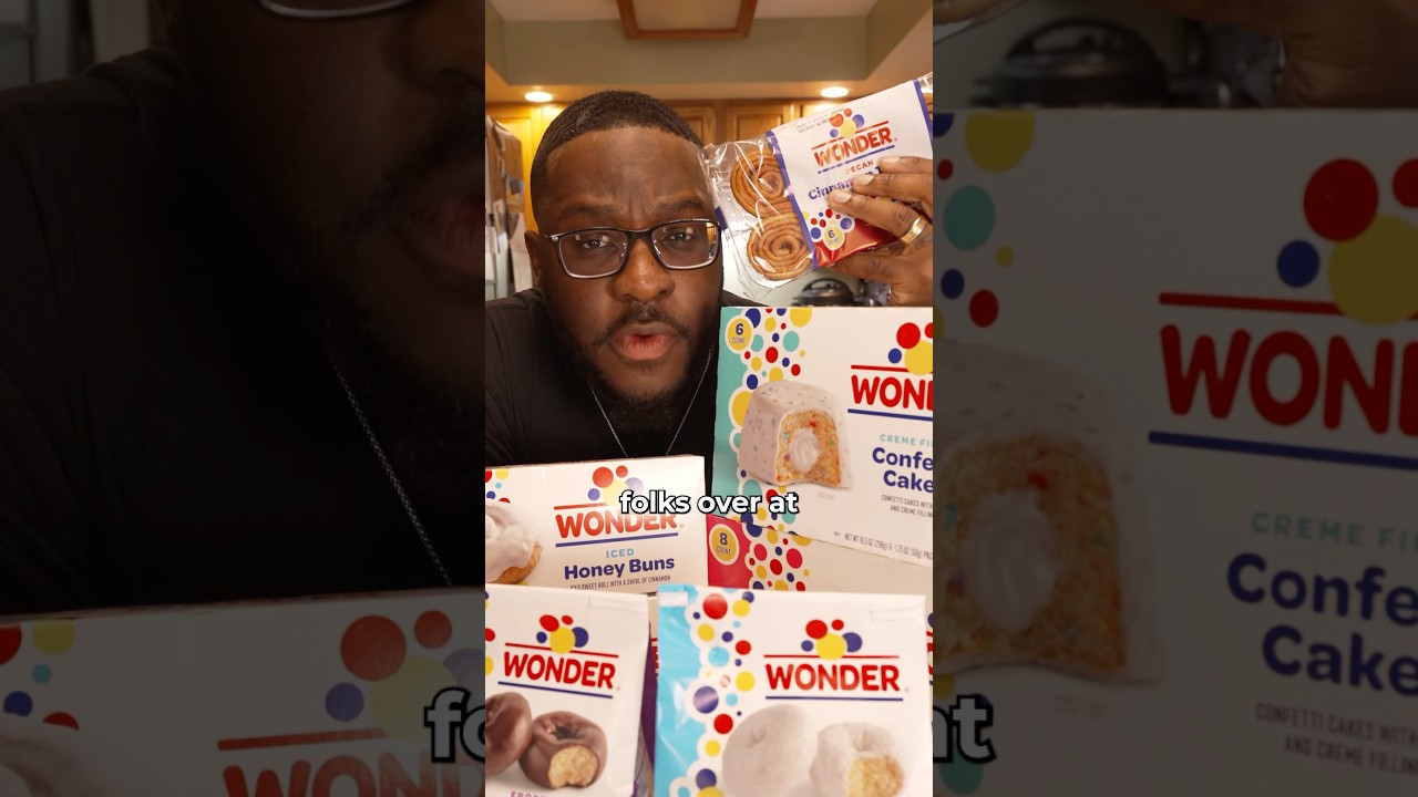 I ate her cakes and they were&hellip; meh. 🤷🏿&zwj;♂️ Wonder Bread Snaxk Cakes HONEST #foodreview #shorts