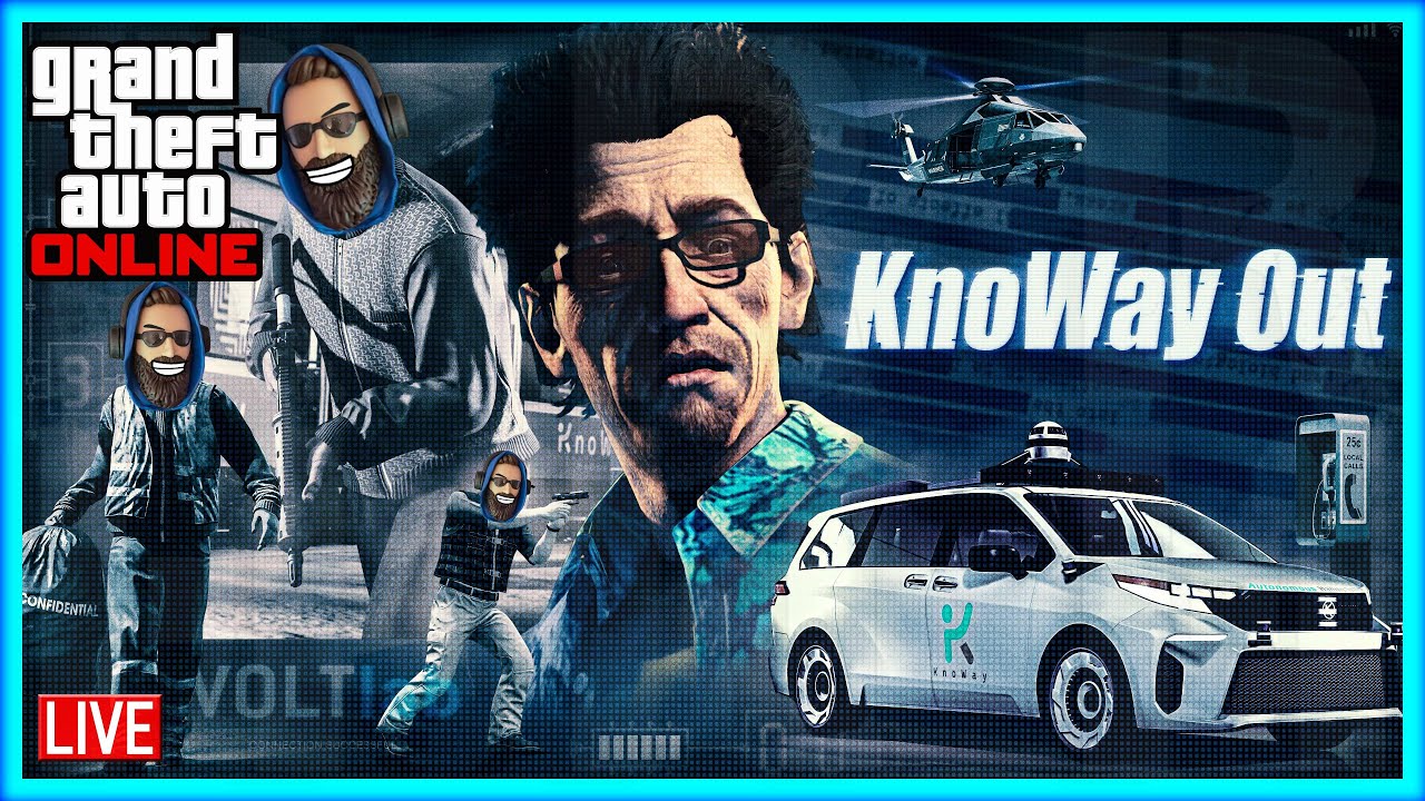 🔴 GTA Online • KnoWay Out • Solo Tier 4 attempt(s) | PS5 Pro