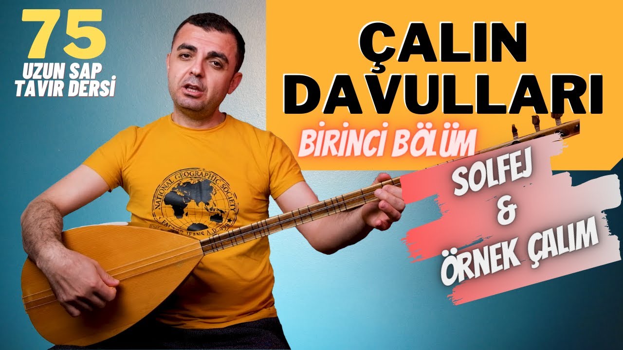 Çalın Davulları | Uzun Sap Tavır Dersi (Solfej ve Örnek Çalım) Misket Düzeni