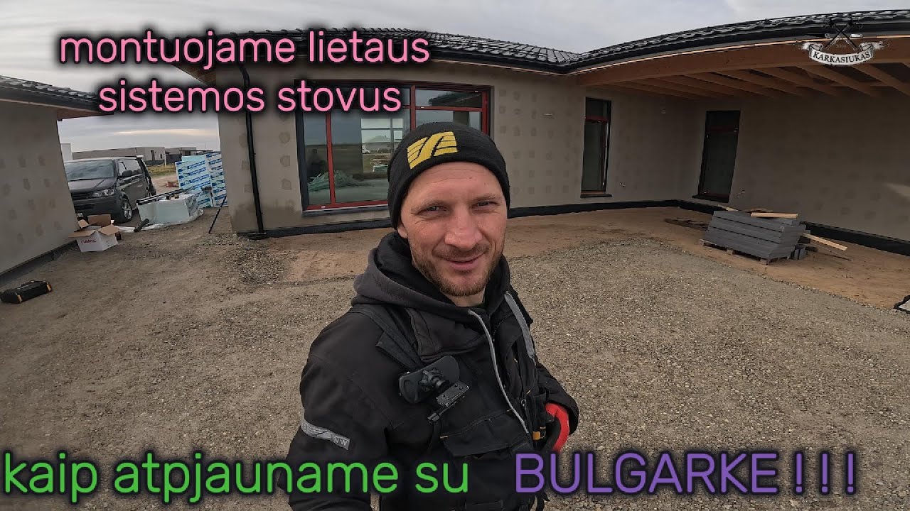 montuojame lietaus sistemos nuvedimo stovus (kaip atpjauti lietvamzdį be jokio streso) 