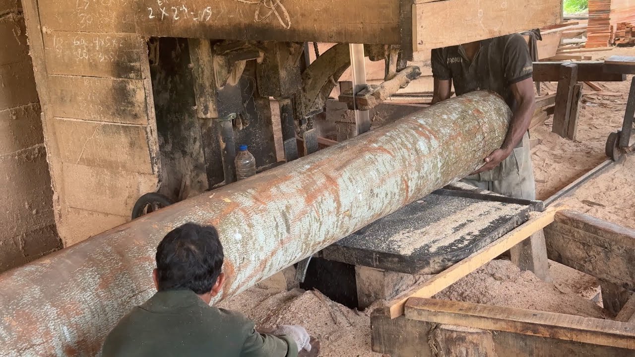 Processing 2x20 Boards with a Sawmill Machine for Your Home Project