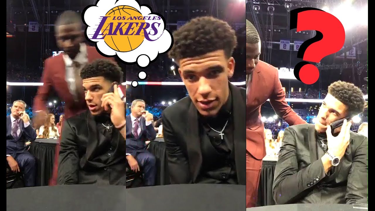 Magic Johnson CALLS Lonzo Ball Before Being Drafted To The Los Angeles Lakers | LIVE REACTION
