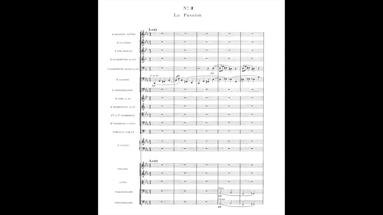 Claude Debussy - Le Martyre de Saint Sébastien - Fragments Symphoniques (with score)